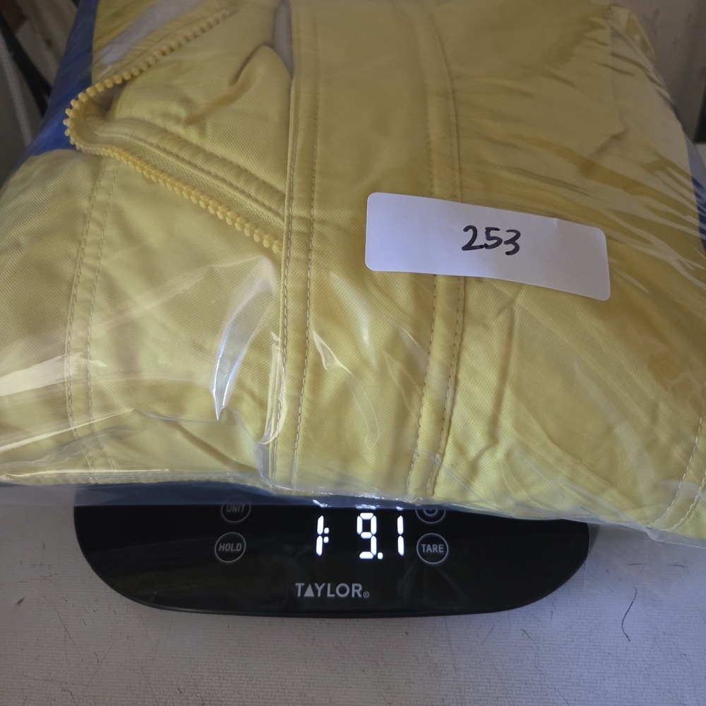 TWN Anorak Pullover‎ Jacket Mens Sm Yellow Blue Colorblock Vintage 90s Gorpcore - Picture 13 of 13
